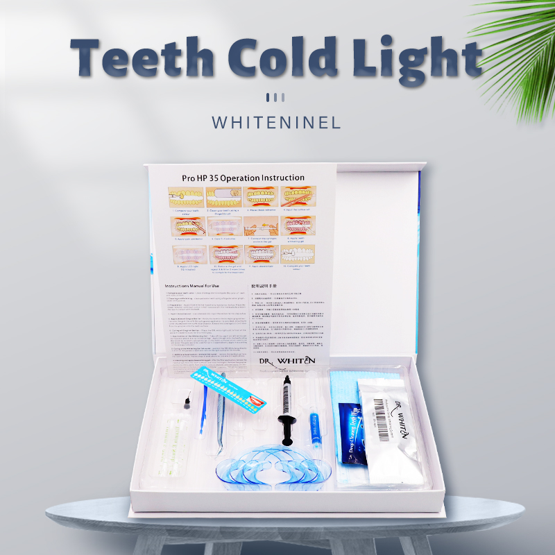 Teeth Whitening Bleaching Kit - Professional ชุดฟอกสีฟันทันตกรรมเจลฟอกสีฟันเปอร์ออกไซด์ฟันไวท์เทนนิ่ง GEl 35% ฟันทันตกรรมอุปกรณ์
