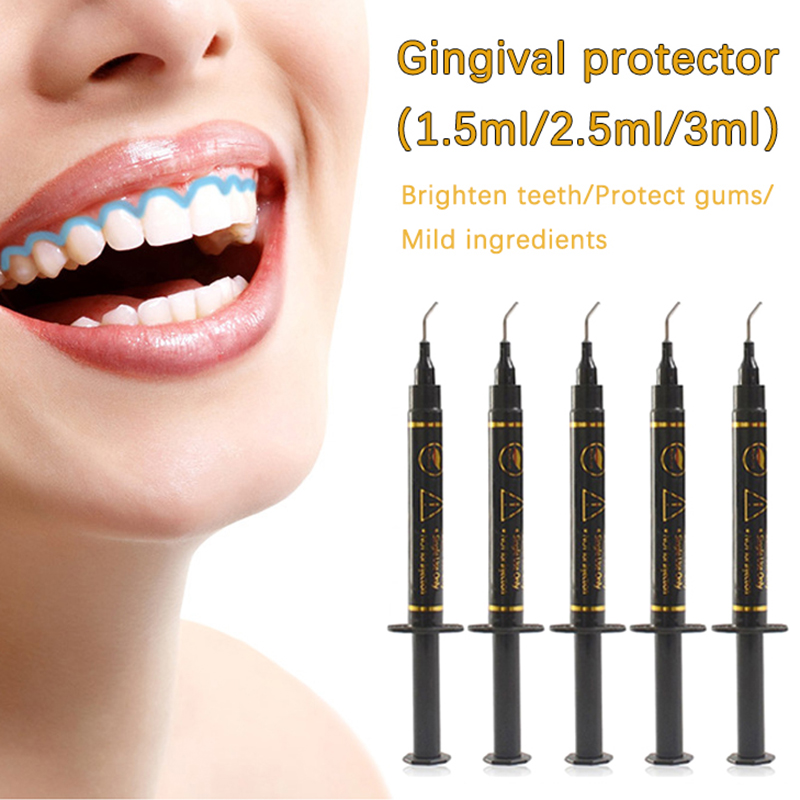 Teeth Whitening Gingival Barrier - อุปกรณ์ป้องกันเหงือกสำหรับทันตกรรม1.5/2.5/3มล. อุปกรณ์ป้องกันเหงือกสำหรับคลินิกเหงือกสิ่งกีดขวางการดูแลฟอกสีฟันมืออาชีพ