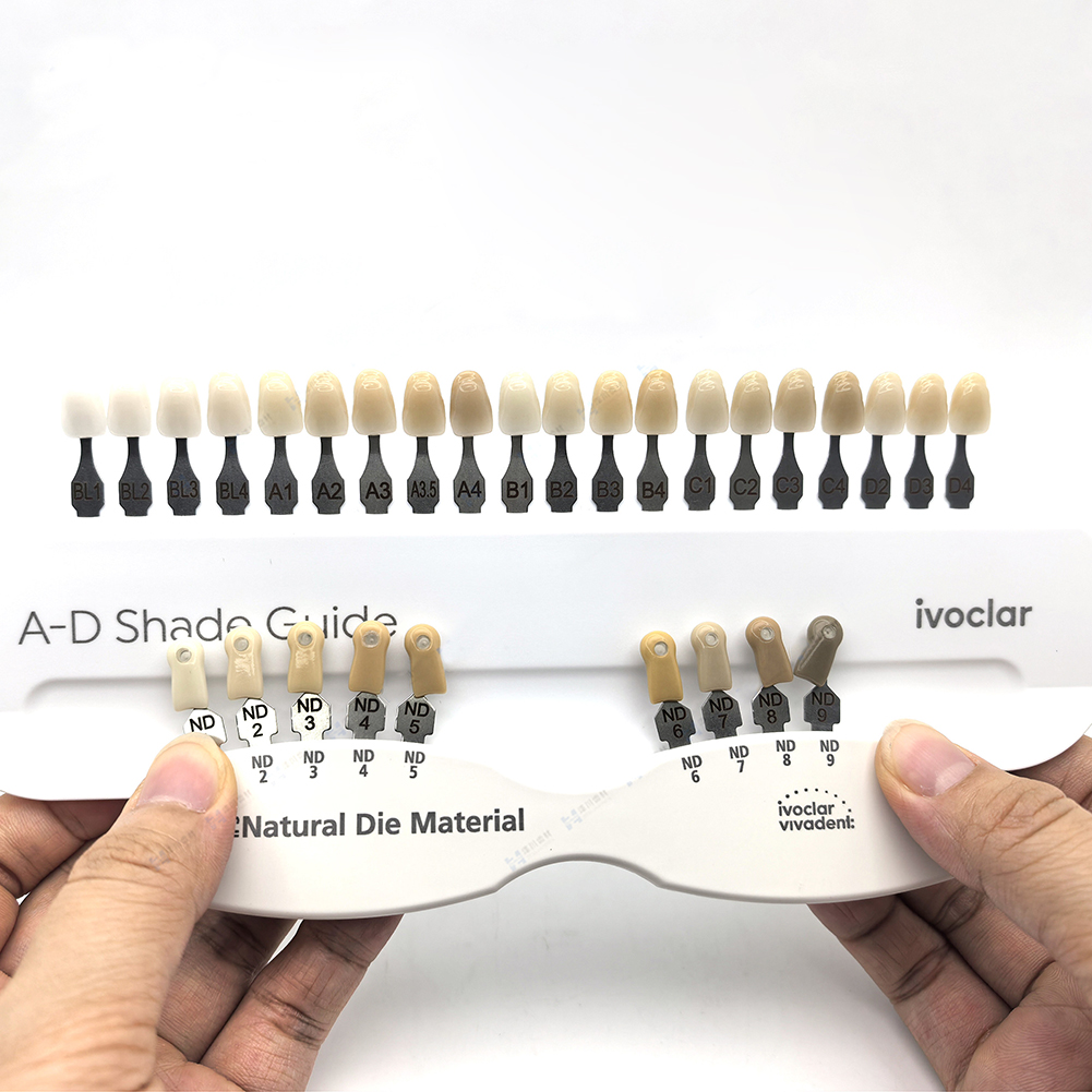 Teeth Whitening Flash - คู่มือสีฟัน Ivoclar สำหรับการบูรณะฟัน ครอบฟัน แผ่นเปรียบเทียบสีฟัน แผ่นพอร์ซเลน