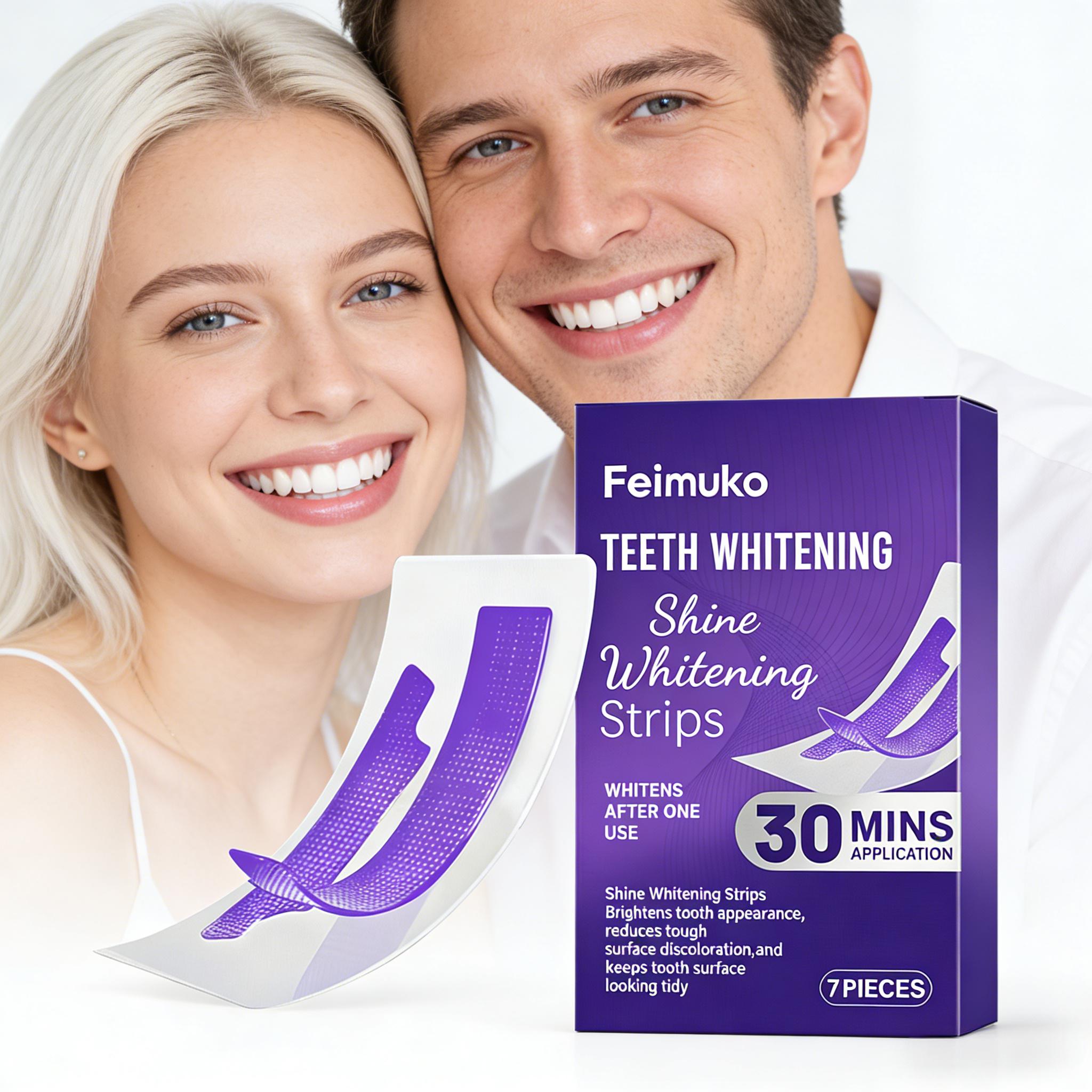 Teeth Whitening Street - แถบฟอกสีฟัน ลดความไวต่อการระคายเคือง ขจัดคราบพลัค ฟันขาวอย่างมืออาชีพ ฟอกสีฟันแบบไม่เจ็บปวด การดูแลฟัน