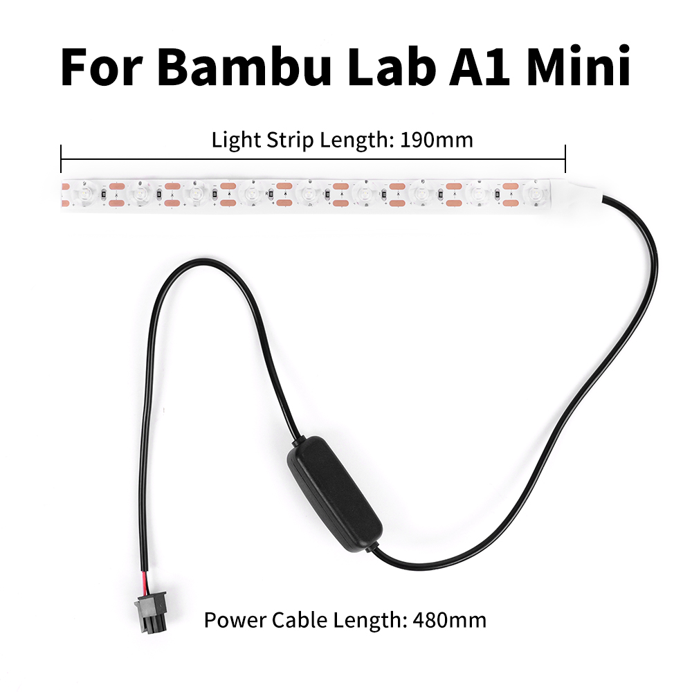 Whitening Strip 3D - แถบไฟ LED รุ่นอัปเกรดสำหรับ Bambu Lab A1