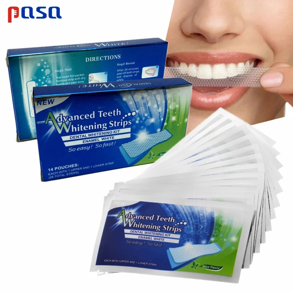 Whitening Strip 3D - 14/28pcs 3D ฟันไวท์เทนนิ่งแถบ Whit Professional Effects