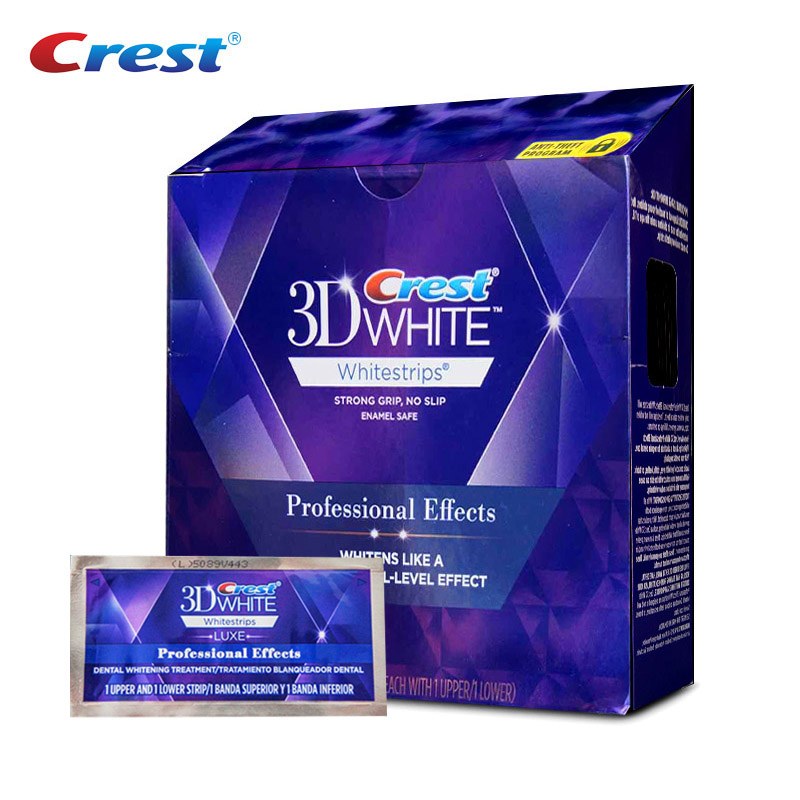 Whitening Strip 3D - Original Crest 3D Whitestrips ฟันไวท์เทนนิ่งแถบ Professional