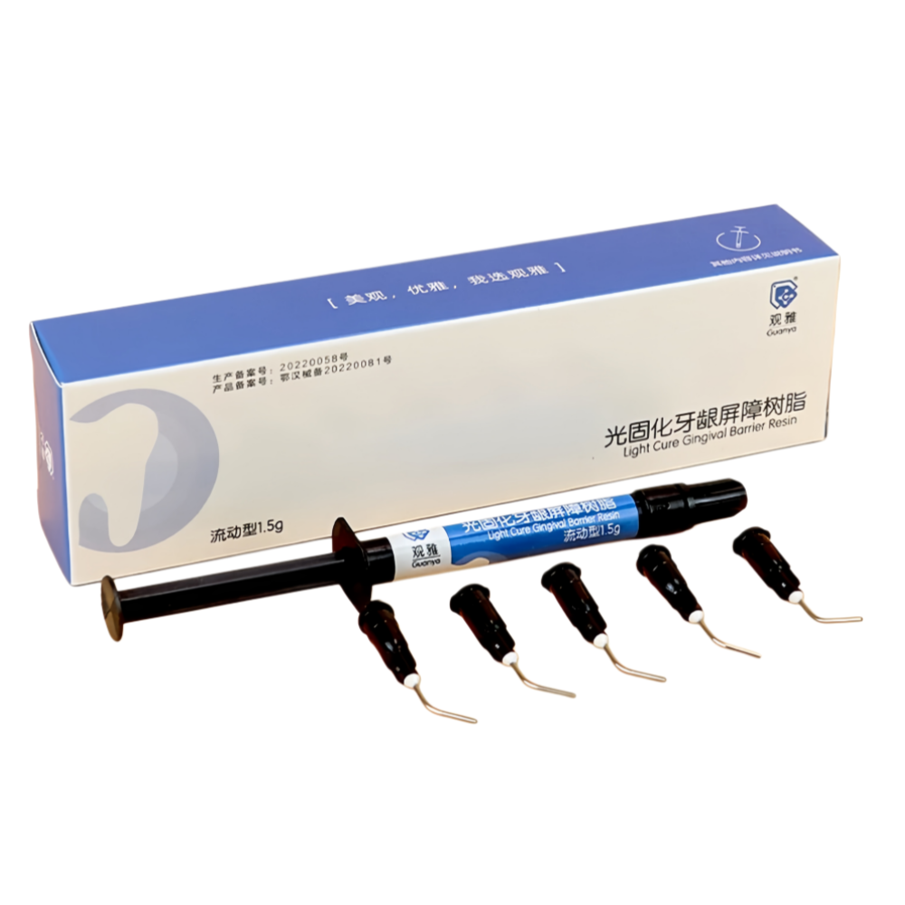 Teeth Whitening Gingival Barrier - เรซิ่นกั้นเหงือกชนิดไหลได้ 1.5 กรัม สำหรับป้องกันเหงือกในงานฟอกสีฟันและงานบูรณะฟัน