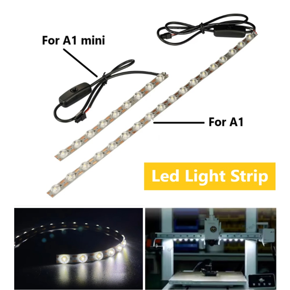 Whitening Strip 3D - อัพเกรดไฟ LED สำหรับ Bambu Lab A1/A1mini