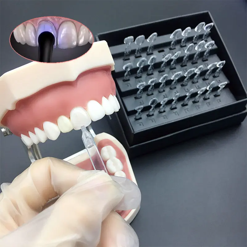 Teeth Whitening Fast - แม่พิมพ์วีเนียร์ฟัน ออโต้เคลฟ สำหรับเรซินคอมโพสิต แบบฉายแสง แห้งเร็ว สำหรับฟันหน้า