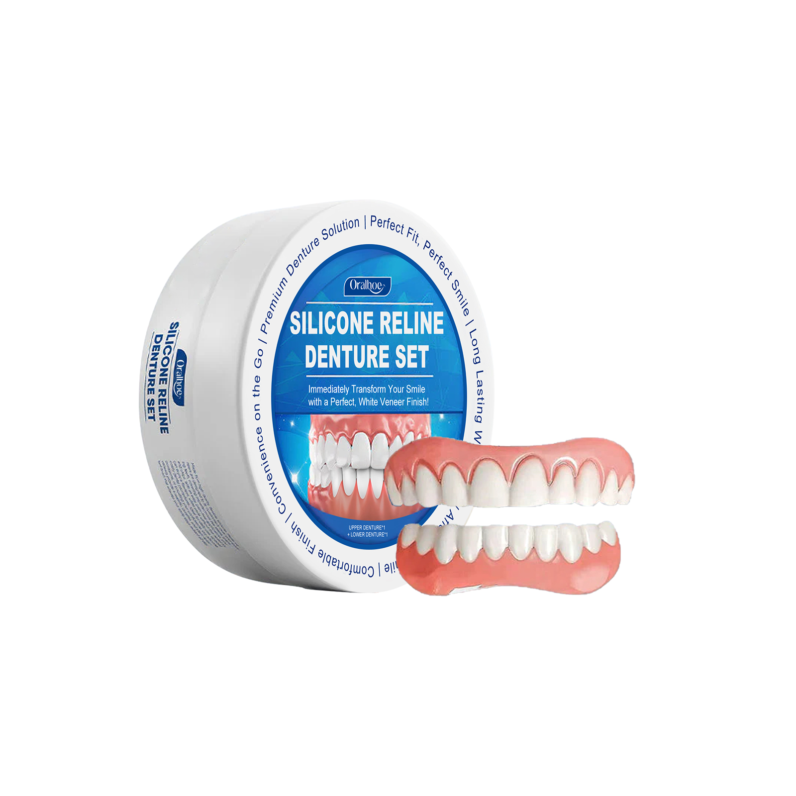 ฟันปลอมซิลิโคนนุ่ม  วีเนียร์ฟั - Teeth Whitening Veneers บทวิจารณ์และราคา