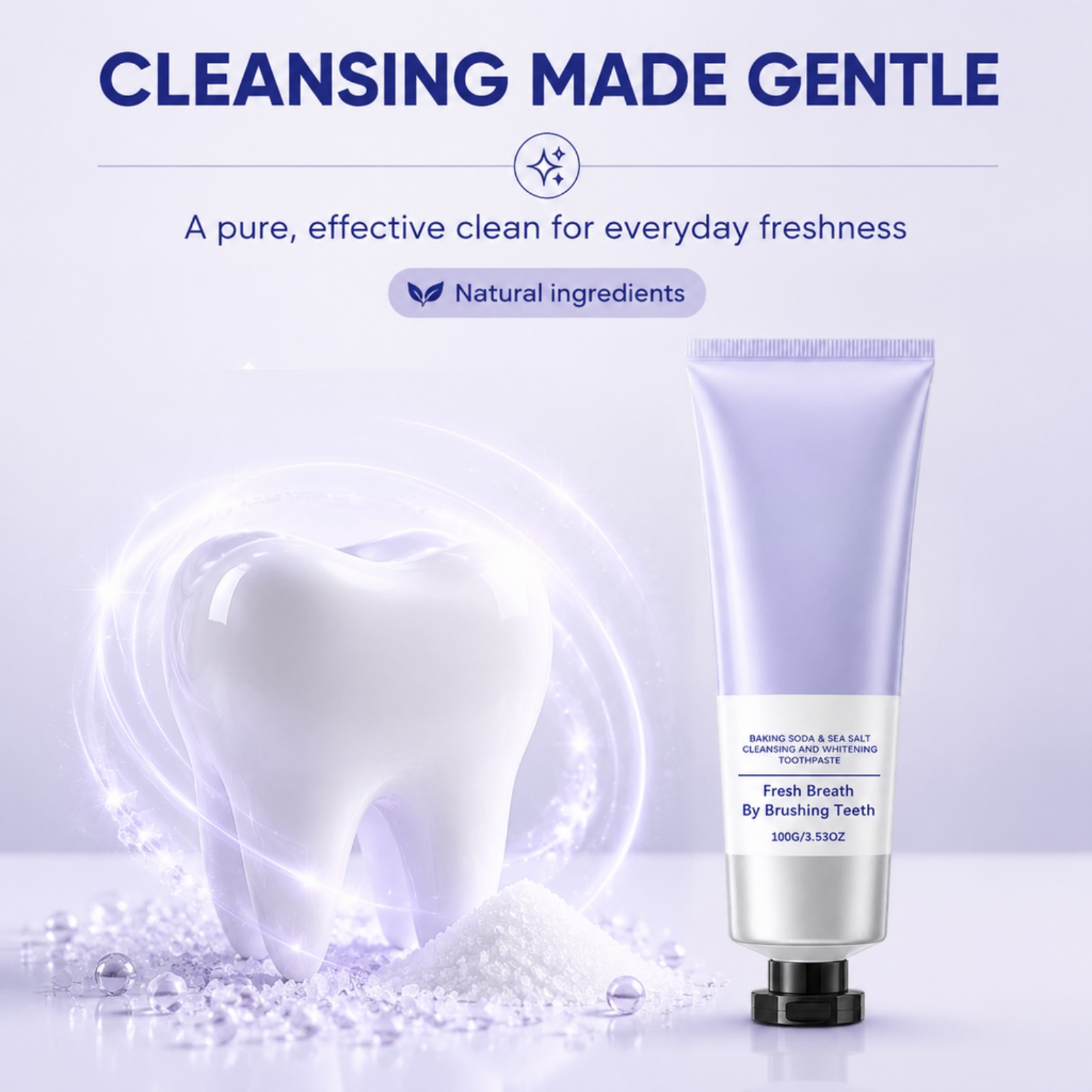 ยาสีฟันเบกกิ้งโซดาผสมเกลือทะเล - Teeth Whitening Baking Soda บทวิจารณ์และราคา