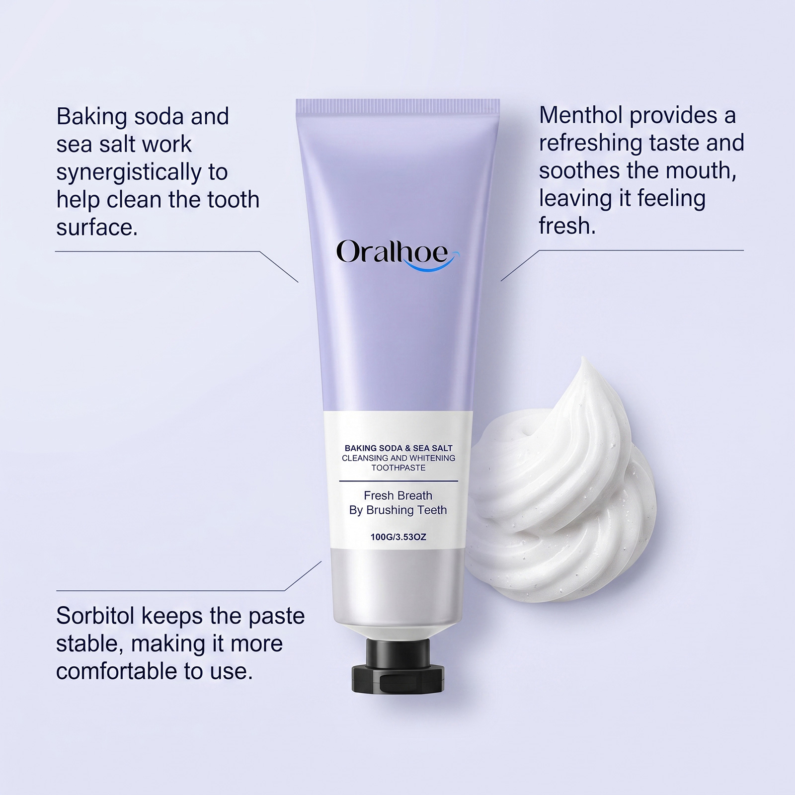 ยาสีฟันโซดาเบกกิ้ง กลิ่นมิ้นท์ - Teeth Whitening Baking Soda บทวิจารณ์และราคา