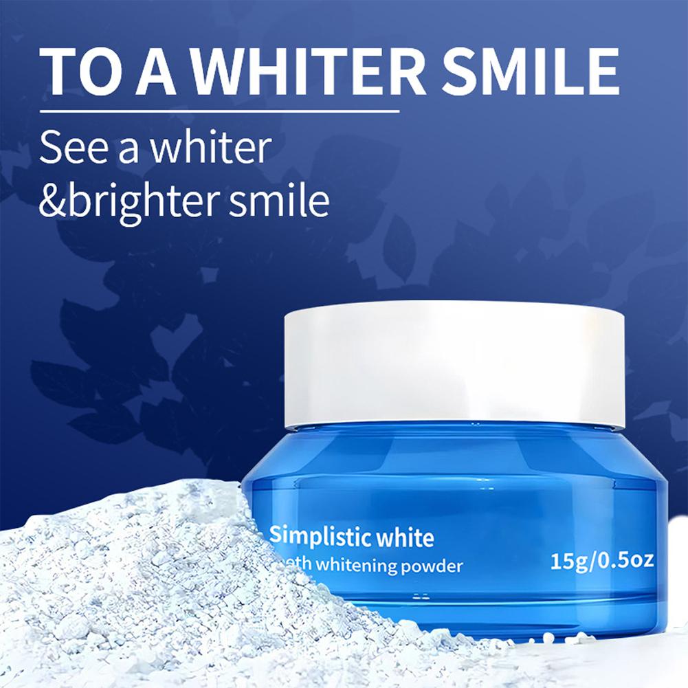 ผงฟอกฟันขาวสูตรเรียบง่าย ขจัดค - Teeth Whitening Street บทวิจารณ์และราคา