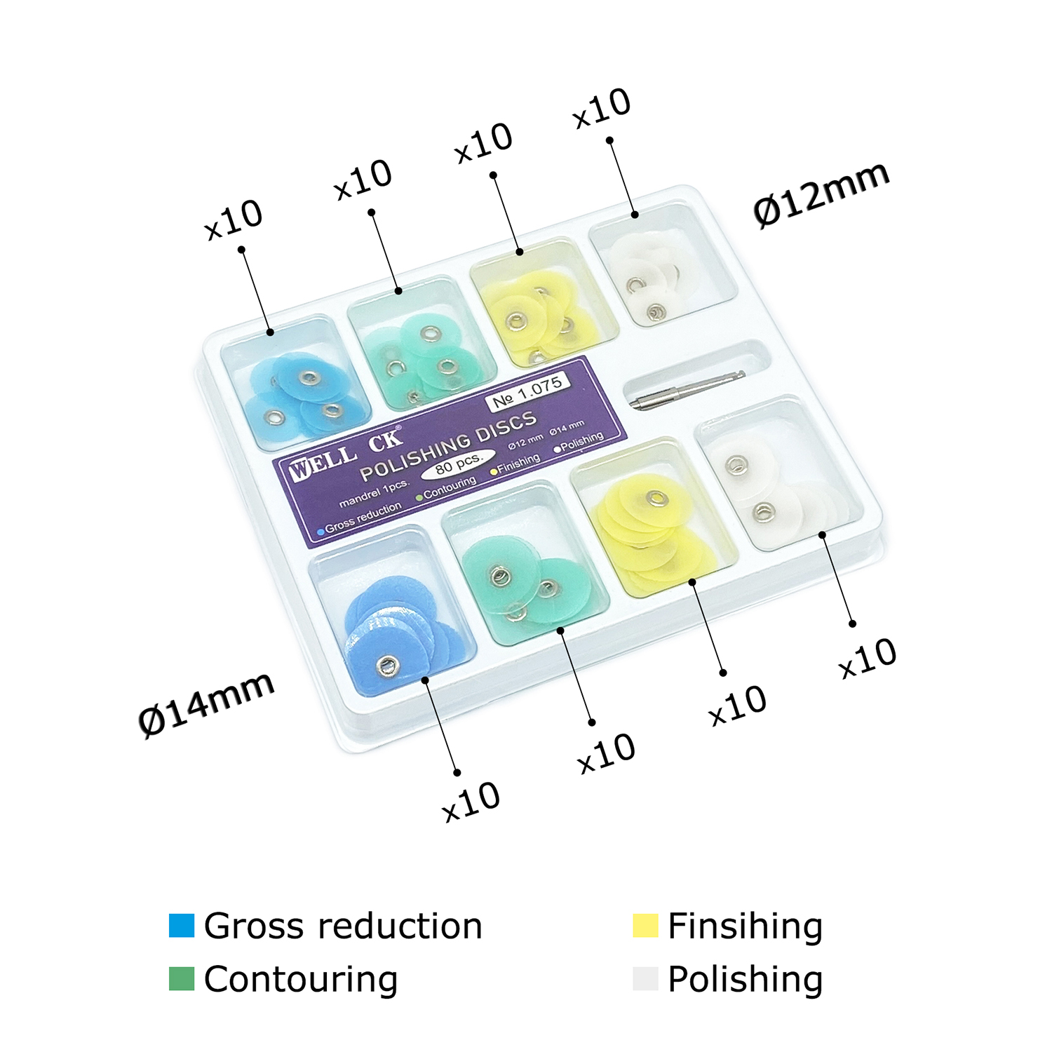 WELL CK 40/80 ชิ้นทันตกรรมแผ่น - Teeth Whitening Kit Professional บทวิจารณ์และราคา