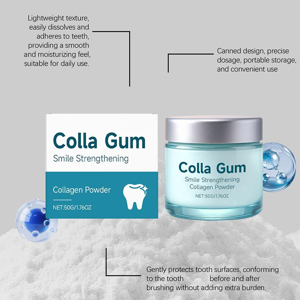 ผงคอลลาเจนเสริมสร้างความแข็งแร - Teeth Whitening Zimba บทวิจารณ์และราคา