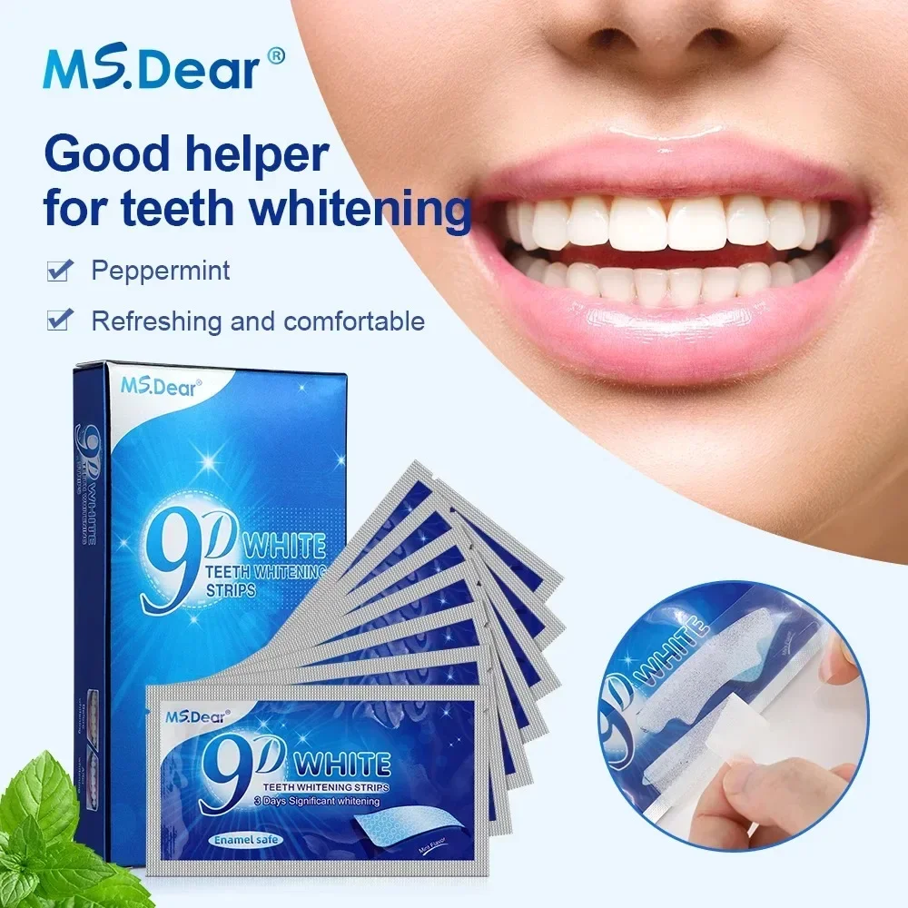 แผ่นฟอกสีฟันแบบใหม่ ช่วยให้ฟัน - Whitening Strip 3D บทวิจารณ์และราคา