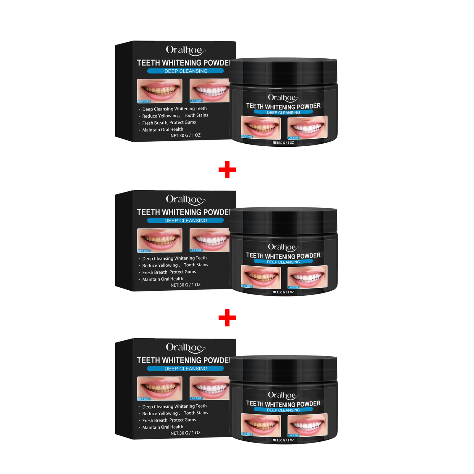 ผงถ่านฟอกสีฟันทำความสะอาดคราบห - Teeth Whitening Street บทวิจารณ์และราคา