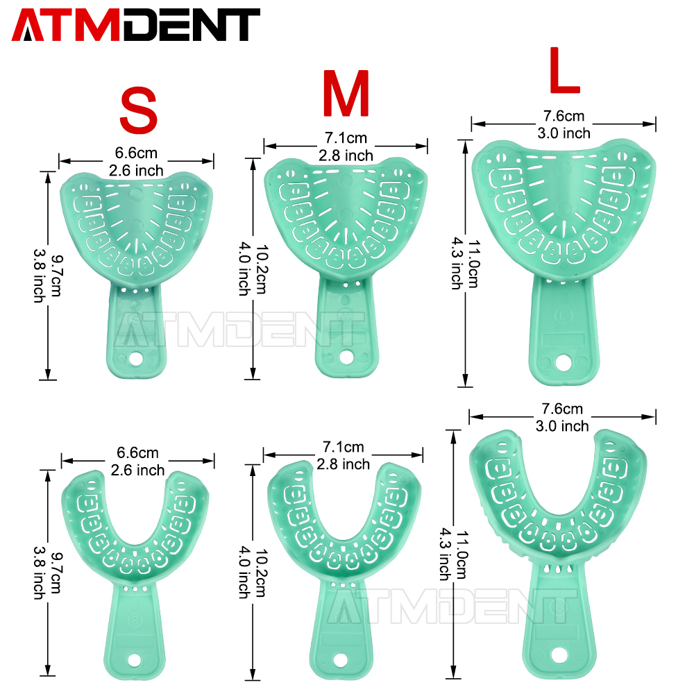 ถาดพลาสติกพิมพ์ลายฟัน S/M/L 6ช - Teeth Whitening Trays บทวิจารณ์และราคา