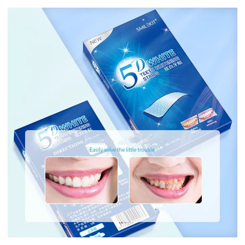 1/7/14 คู่ฟันไวท์เทนนิ่งแถบฟัน - Teeth Whitening Bleaching Kit บทวิจารณ์และราคา