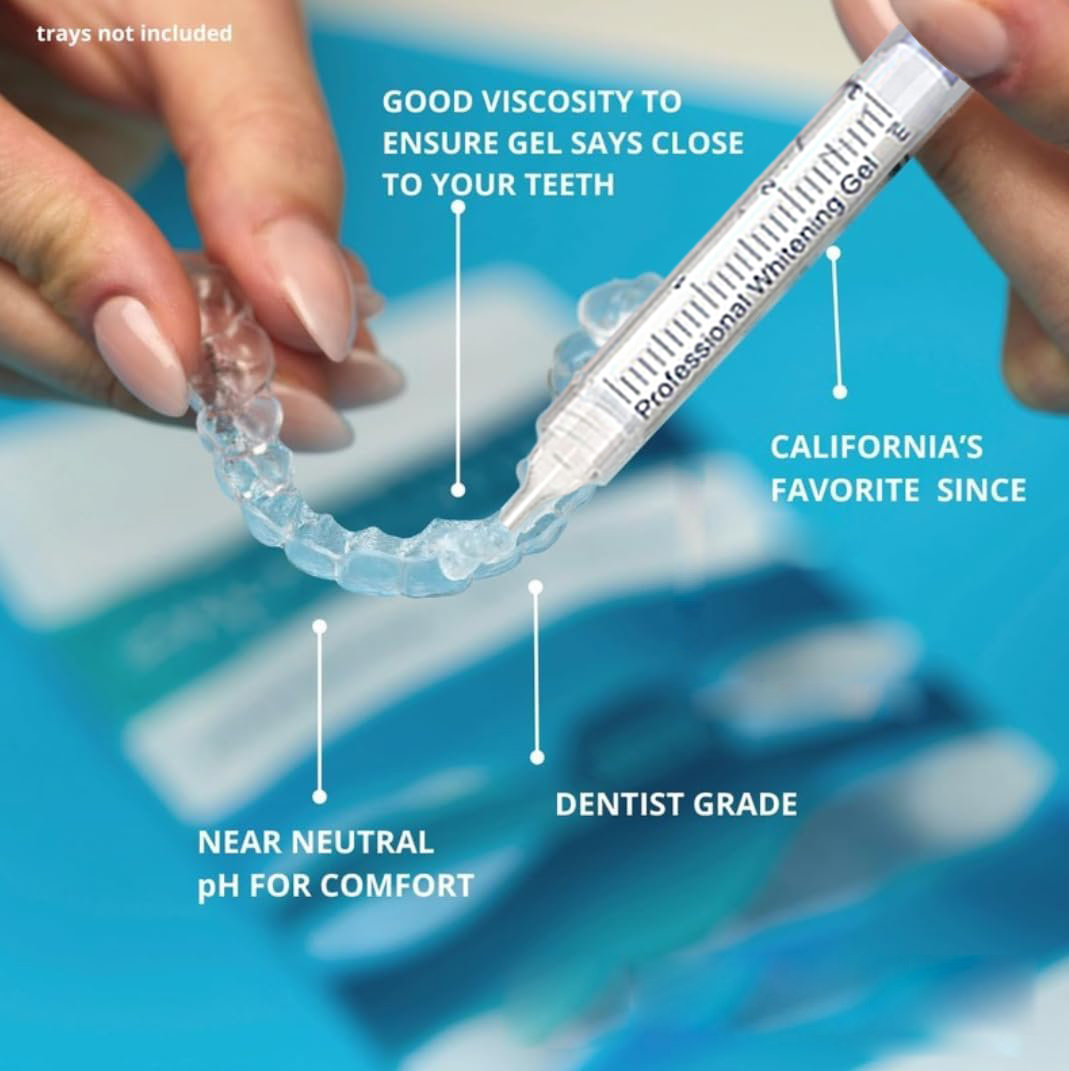 เจลฟอกสีฟันแบบเติม หลอดฉีดยาเจ - Teeth Whitening From Home บทวิจารณ์และราคา