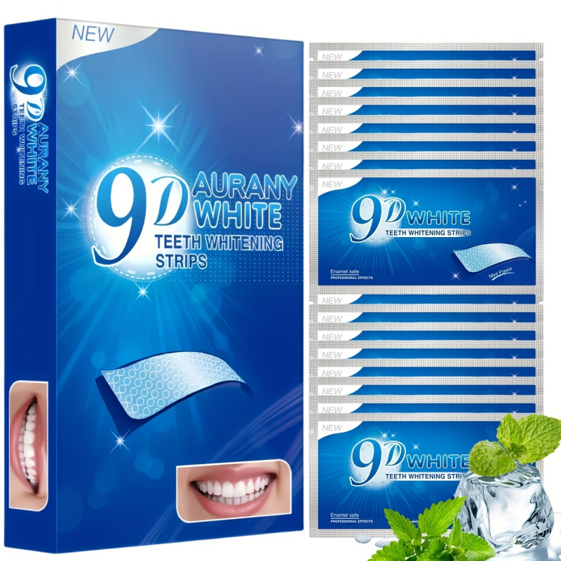 แถบฟอกสีฟัน Aurany White 9D 21 - Teeth Whitening Street บทวิจารณ์และราคา