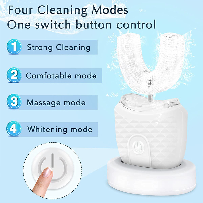 ไฟฟอกสีฟันรูปตัวยูแบบชาร์จได้  - Teeth Whitening From Home บทวิจารณ์และราคา