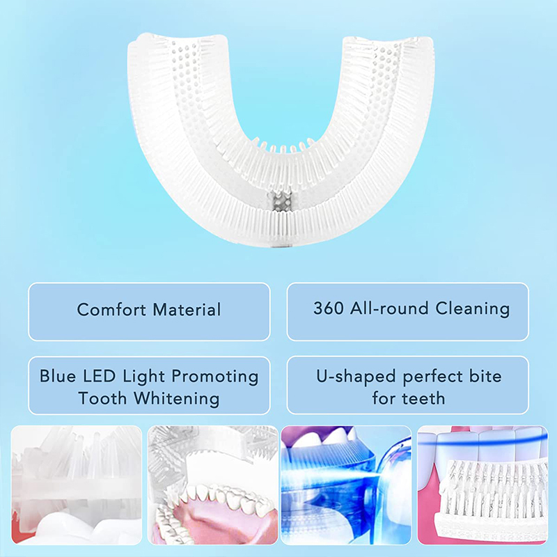 ไฟฟอกสีฟันรูปตัวยูแบบชาร์จได้  - Teeth Whitening From Home บทวิจารณ์และราคา
