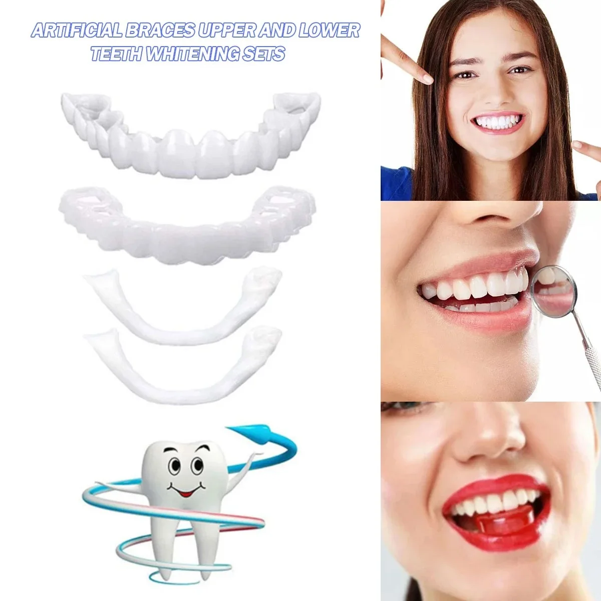 วีเนียร์ฟัน ฟอกสีฟัน ฟันปลอม ท - Teeth Whitening Veneers บทวิจารณ์และราคา