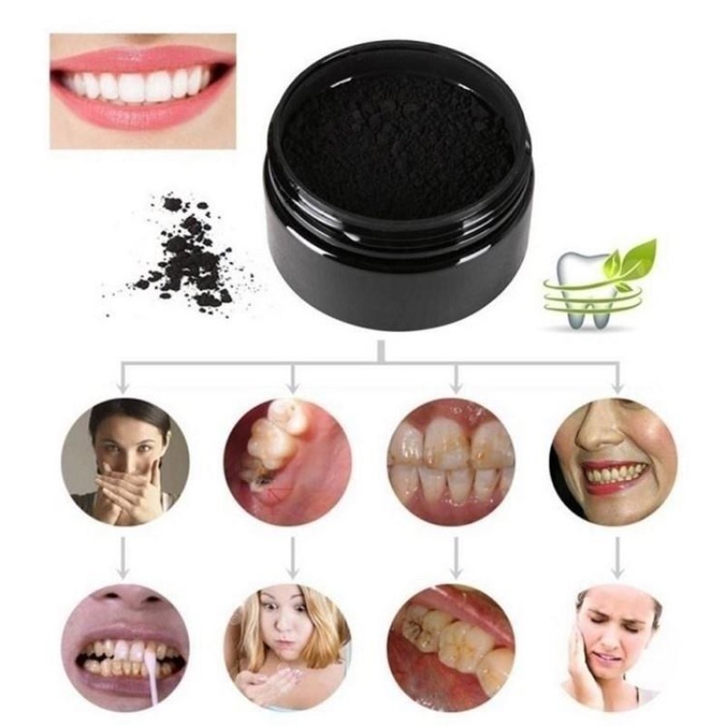 ผงฟอกสีฟันถ่านกัมมันต์ 1 กล่อง - Teeth Whitening Zimba บทวิจารณ์และราคา