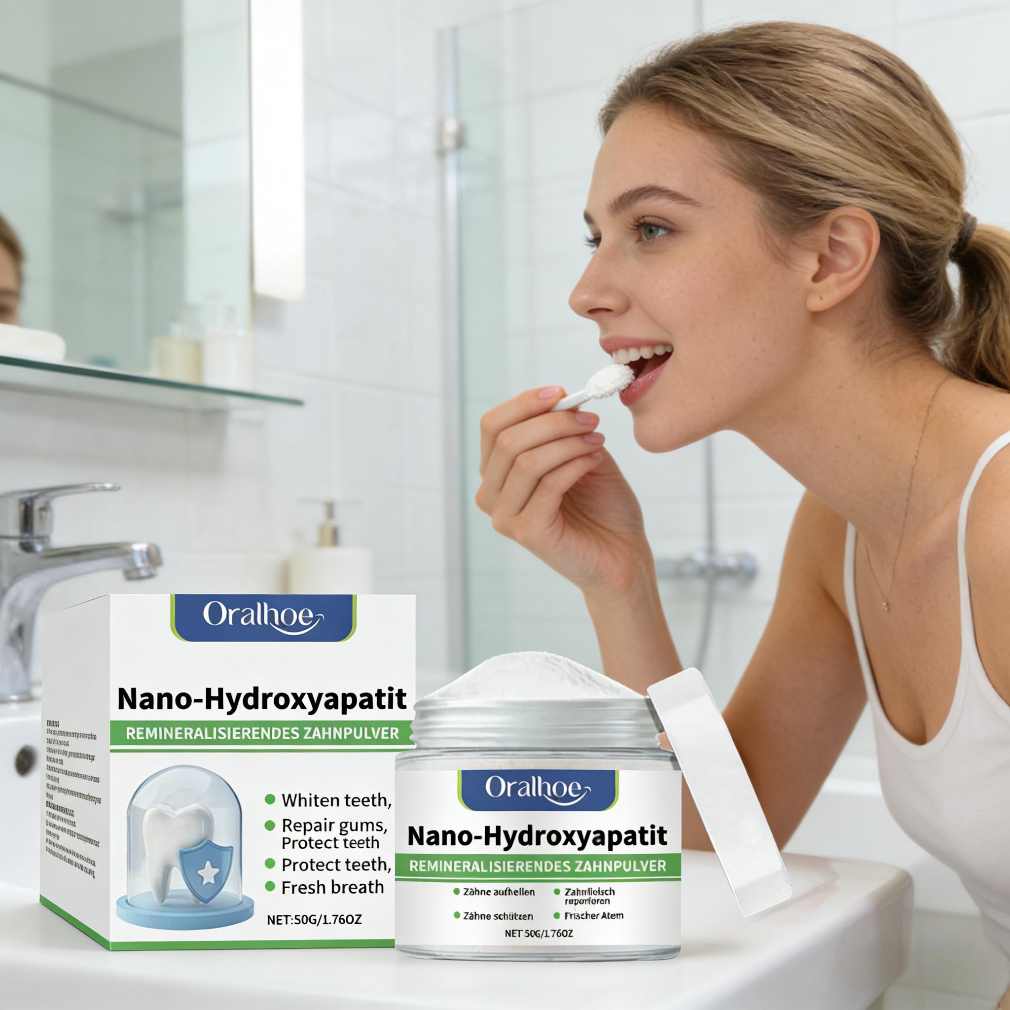 ผงฟอกสีฟัน Oralhoe ทำความสะอาด - Teeth Whitening Street บทวิจารณ์และราคา