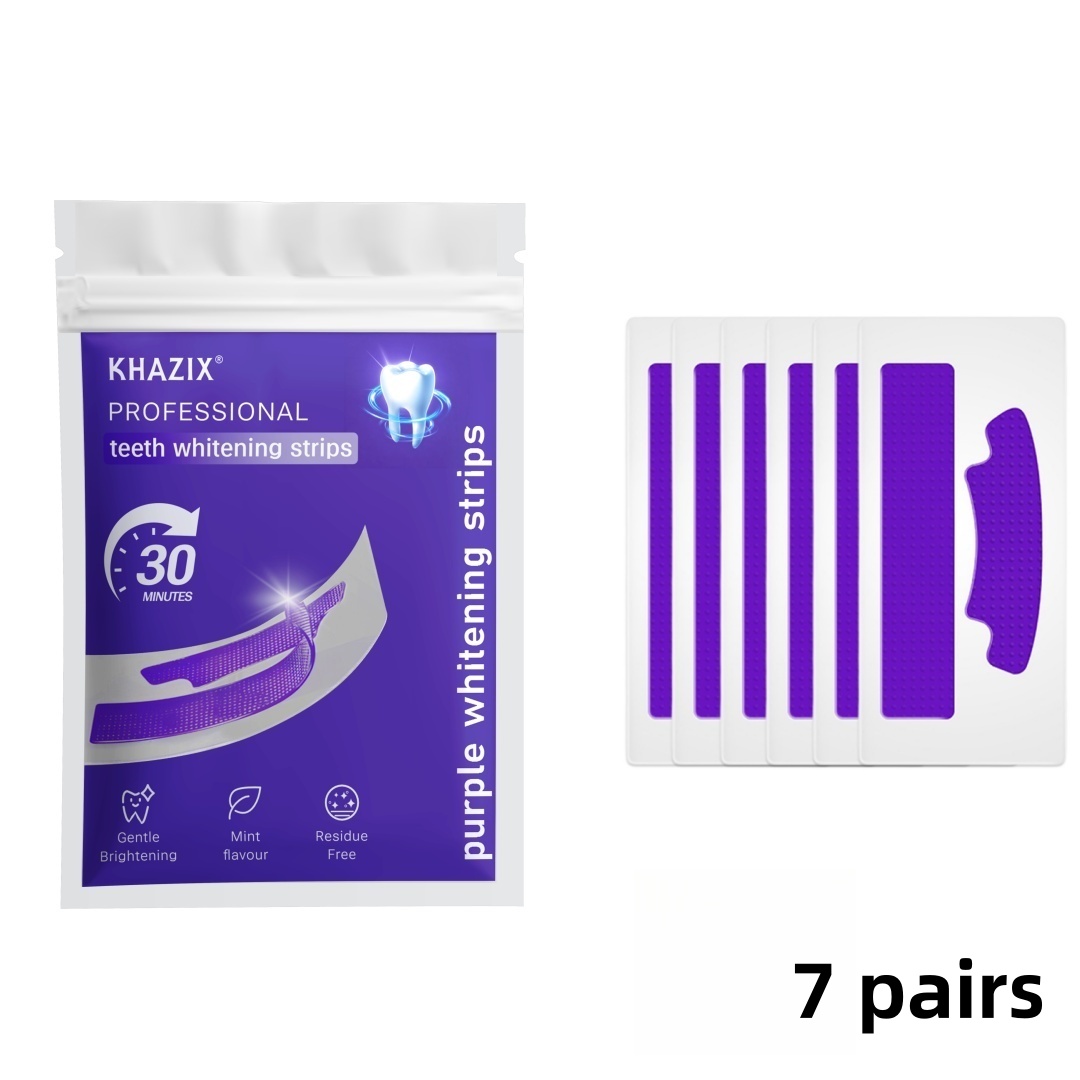 แผ่นฟอกสีฟัน 7 ชิ้น เพื่อรอยยิ - Teeth Whitening Street บทวิจารณ์และราคา