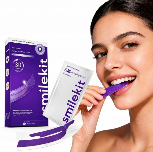 7/14 คู่ชุดแปะฟันยี่ห้อ SmileK - Teeth Whitening Quotes บทวิจารณ์และราคา