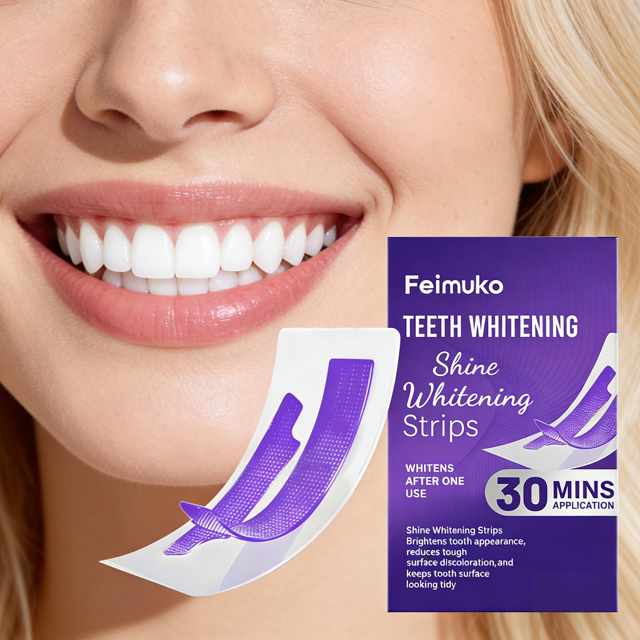 แถบฟอกสีฟัน ลดความไวต่อการระคา - Teeth Whitening Street บทวิจารณ์และราคา