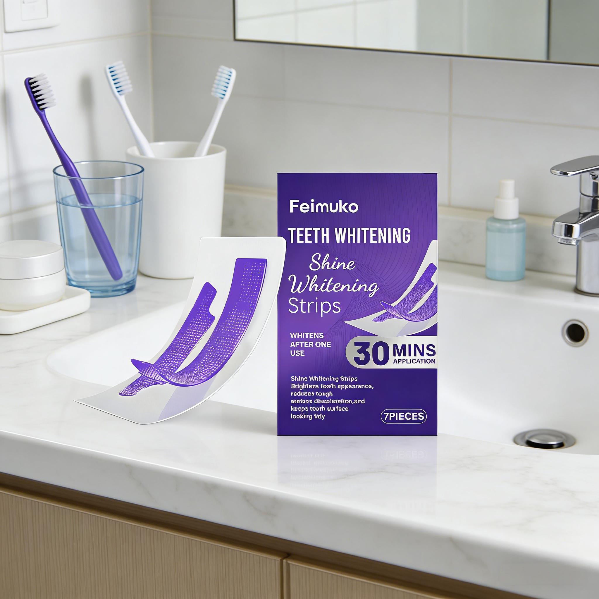 แถบฟอกสีฟัน ลดความไวต่อการระคา - Teeth Whitening Street บทวิจารณ์และราคา