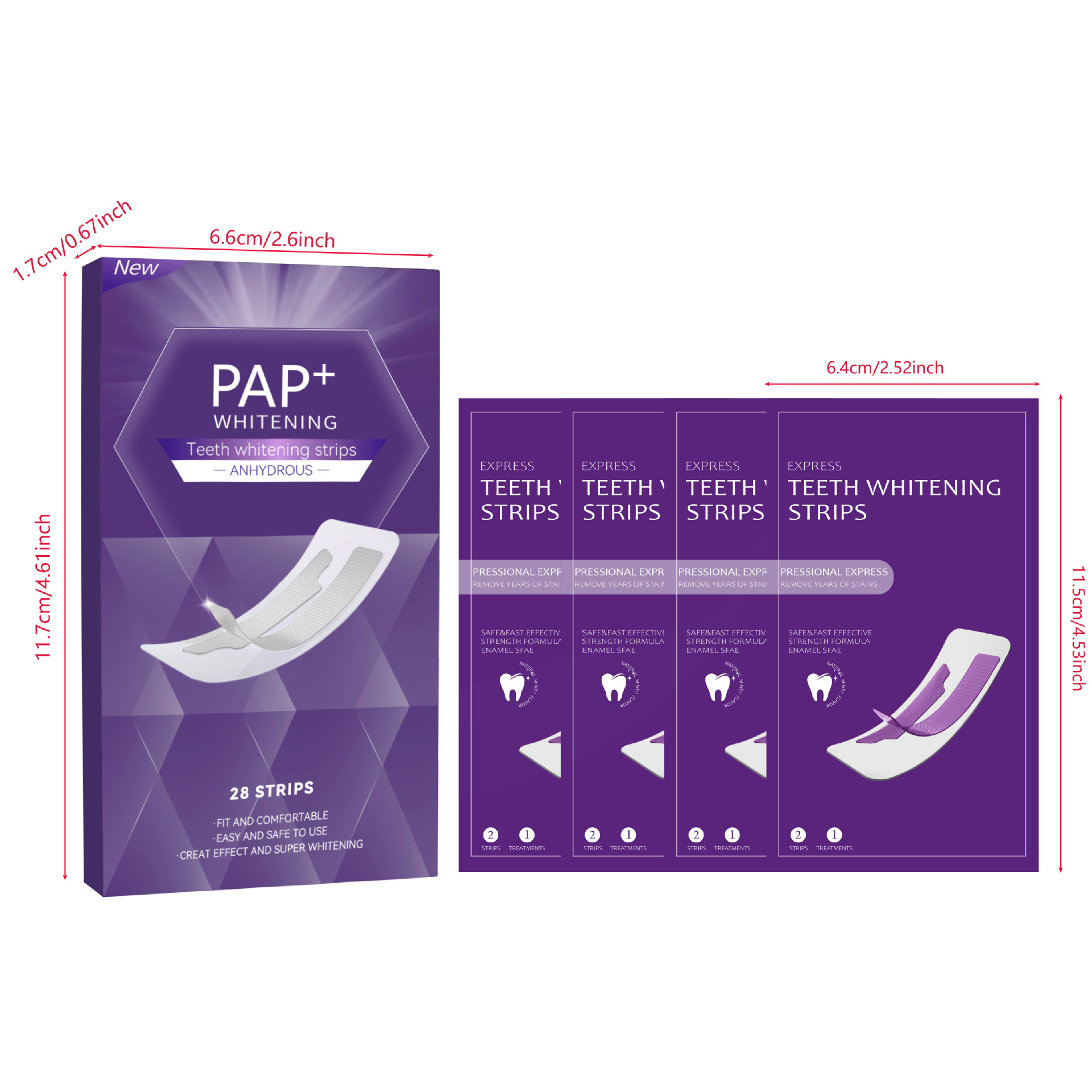 แผ่นฟอกสีฟันแบบแห้ง 3 มิติ |   - Whitening Strip 3D บทวิจารณ์และราคา