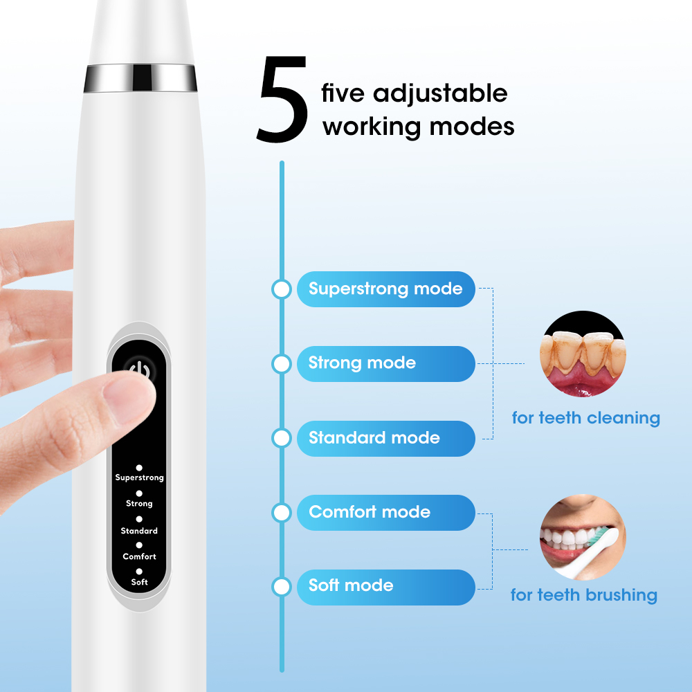 ไฟฟ้าโซนิคทันตกรรมแคลคูลัส Sca - Teeth Whitening Kit Professional บทวิจารณ์และราคา