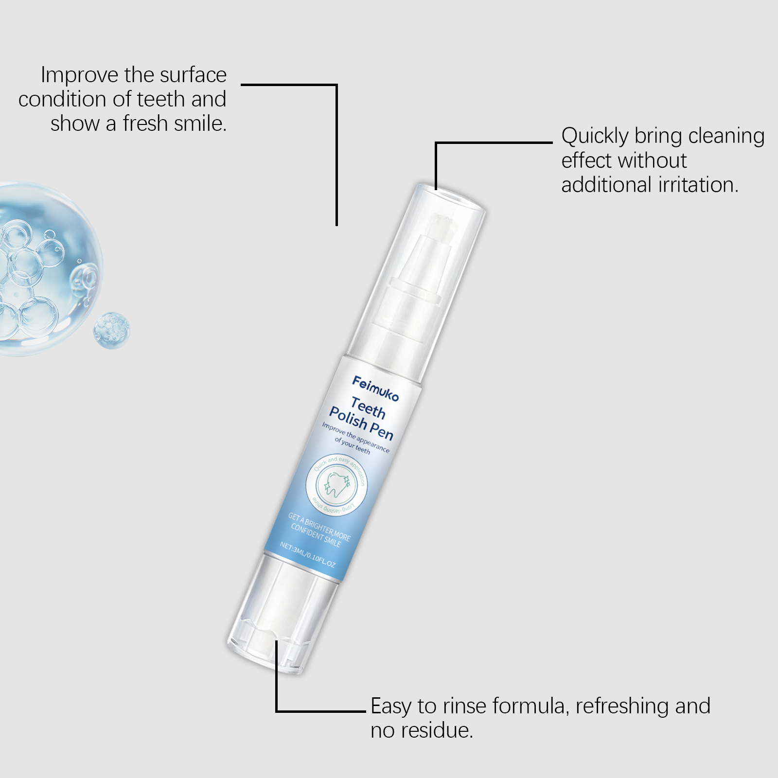 สีทาฟอกฟันขาวทันที สีทาฟันขาวต - Teeth Whitening Fast บทวิจารณ์และราคา