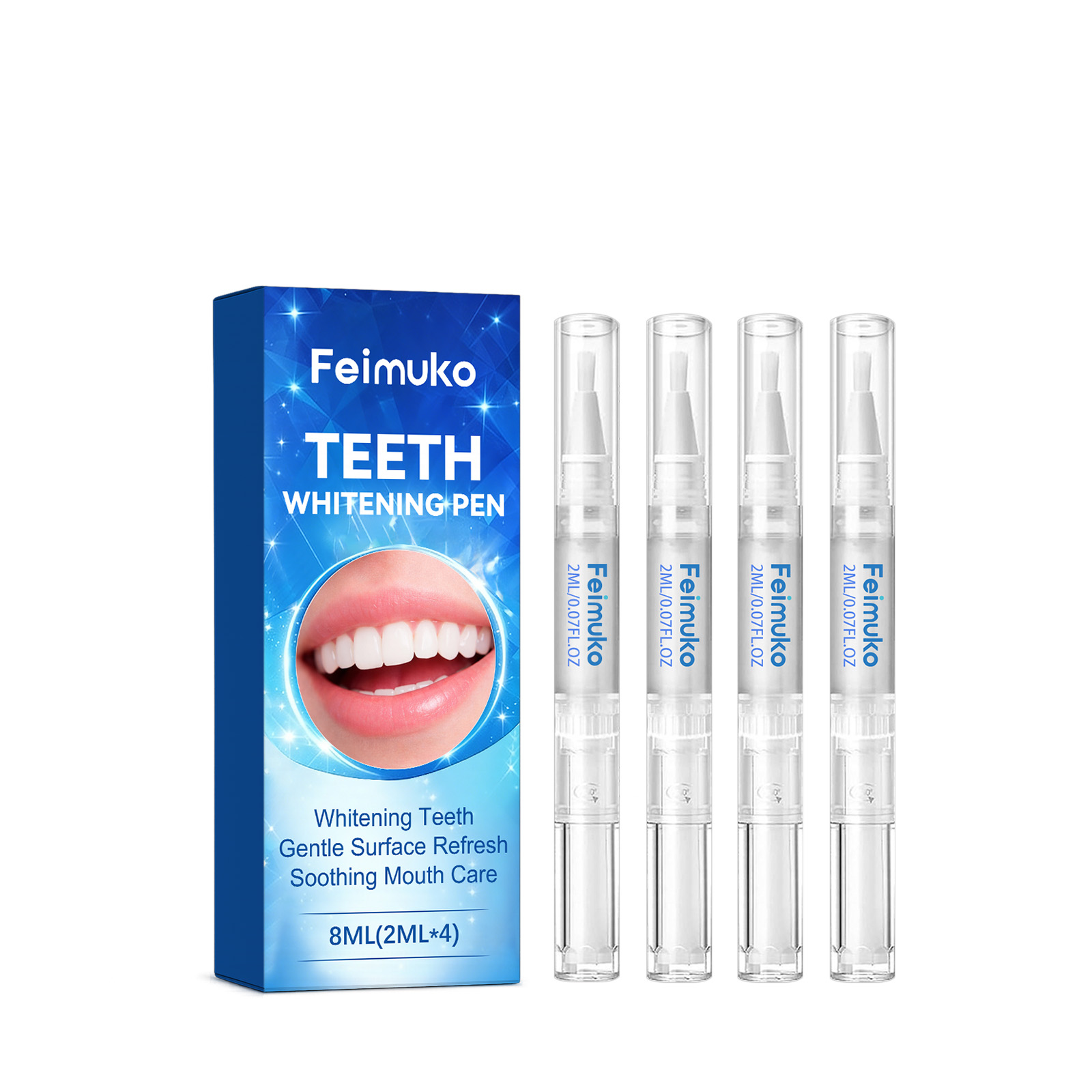4 ชิ้น ปากกาเจลฟอกสีฟัน ขจัดคร - Teeth Whitening Bleaching Kit บทวิจารณ์และราคา