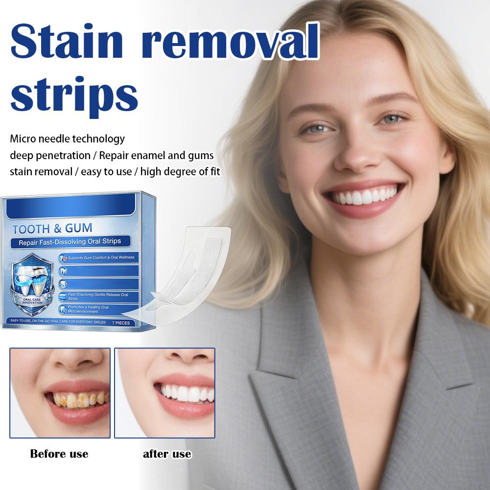 แผ่นฟอกสีฟัน 7 ชิ้น ชุดฟอกสีฟั - Teeth Whitening Veneers บทวิจารณ์และราคา