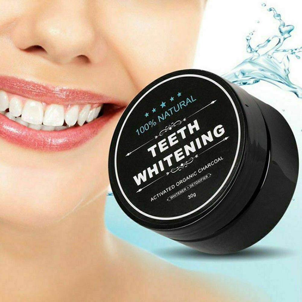 ผงถ่านกัมมันต์ออร์แกนิคสำหรับข - Teeth Whitening Activated Organic Charcoal บทวิจารณ์และราคา