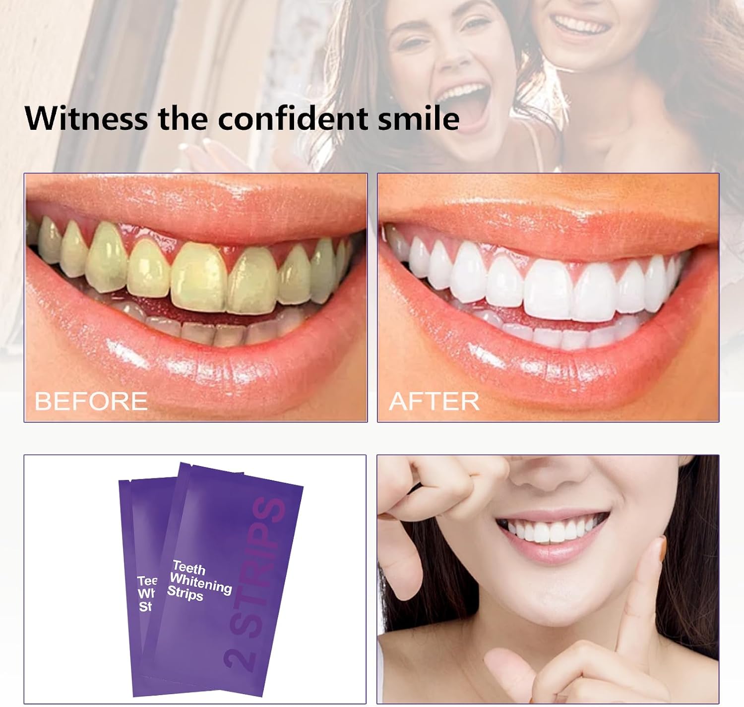ชุดแผ่นฟอกฟันขาวระดับพรีเมียมส - Teeth Whitening Bleaching Kit บทวิจารณ์และราคา