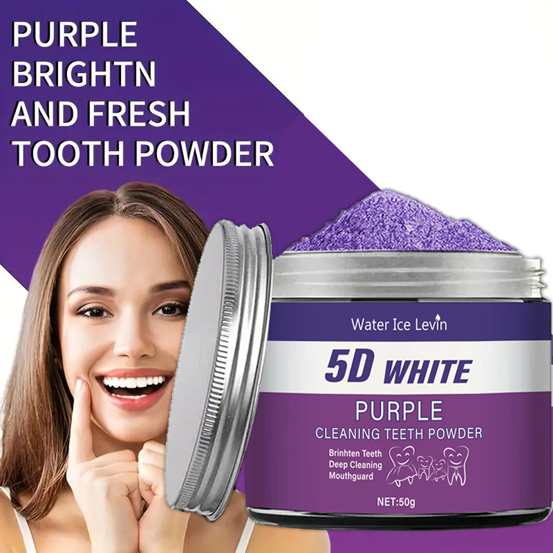 ผงฟอกสีฟันสีม่วง 50 กรัม - ผงท - Teeth Whitening Zimba บทวิจารณ์และราคา