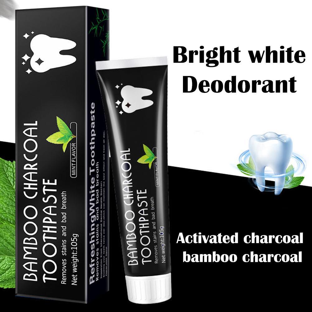 ยาสีฟันถ่านไม้ไผ่ ฟอกสีฟัน ถ่า - Teeth Whitening Activated Organic Charcoal บทวิจารณ์และราคา