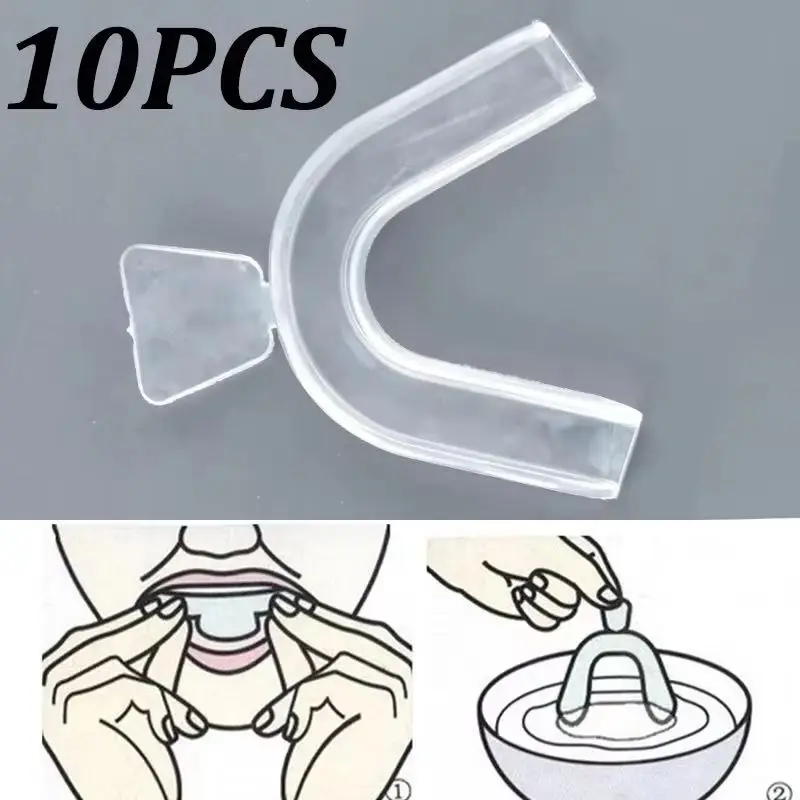 10 ชิ้น ที่ครอบฟันซิลิโคน ป้อง - Teeth Whitening Trays บทวิจารณ์และราคา