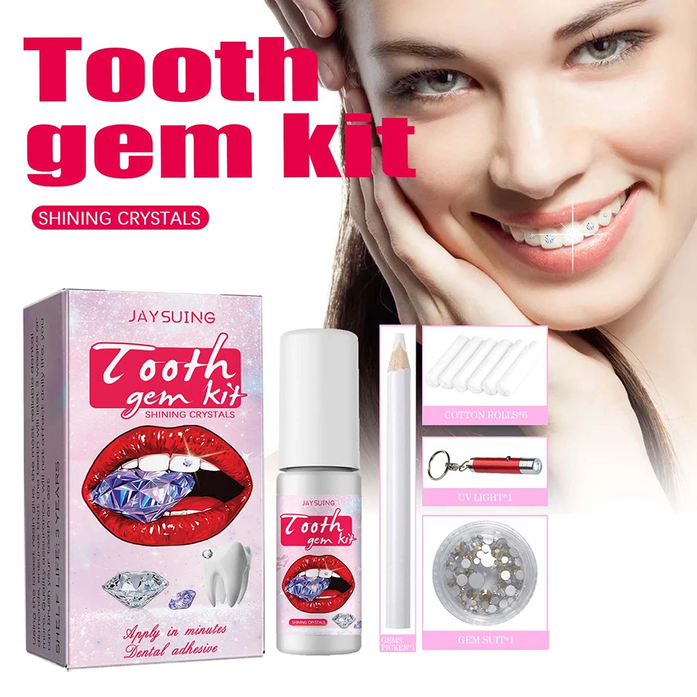 ชุดอัญมณีสำหรับฟันแบบทำมือพร้อ - Teeth Whitening Light Kit บทวิจารณ์และราคา