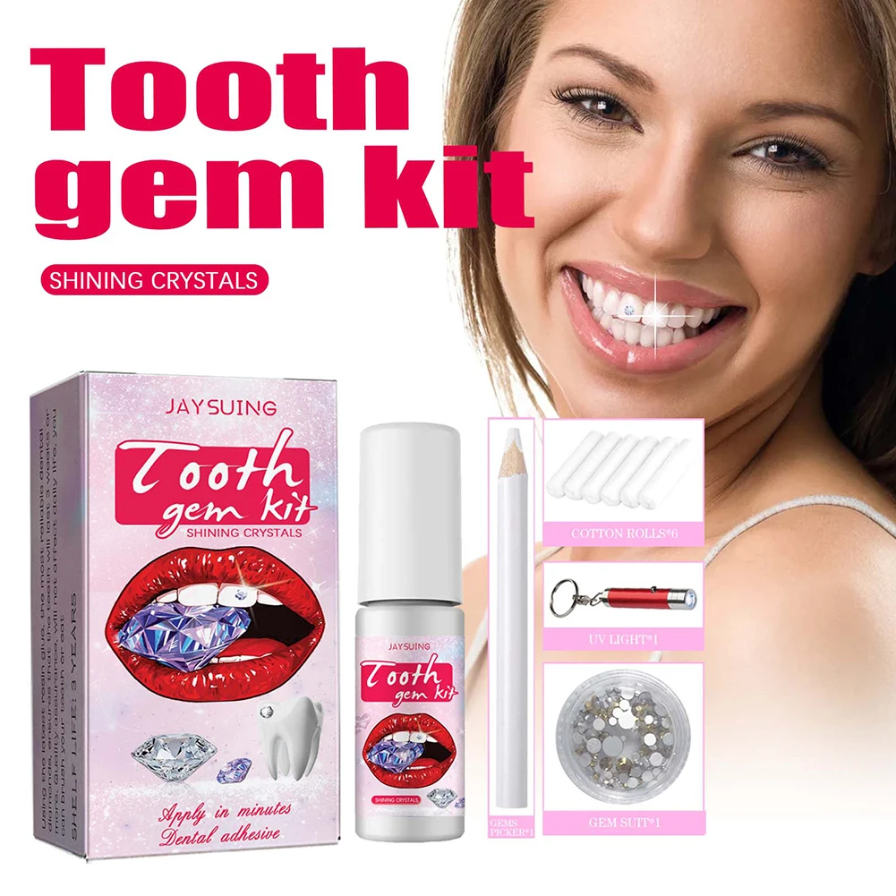 ชุดอัญมณีสำหรับฟันแบบทำมือพร้อ - Teeth Whitening Light Kit บทวิจารณ์และราคา