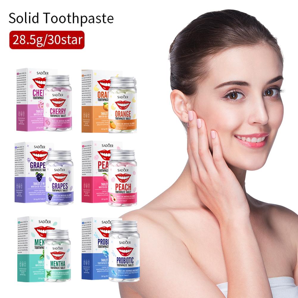 Mint Solid ยาสีฟันเม็ด Mint รส - Teeth Whitening Zimba บทวิจารณ์และราคา